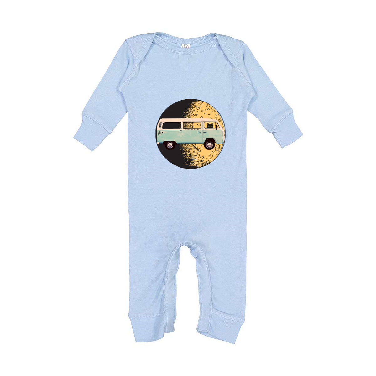 RETRO VAN OVER THE MOON INFANT BABY ROMPER
