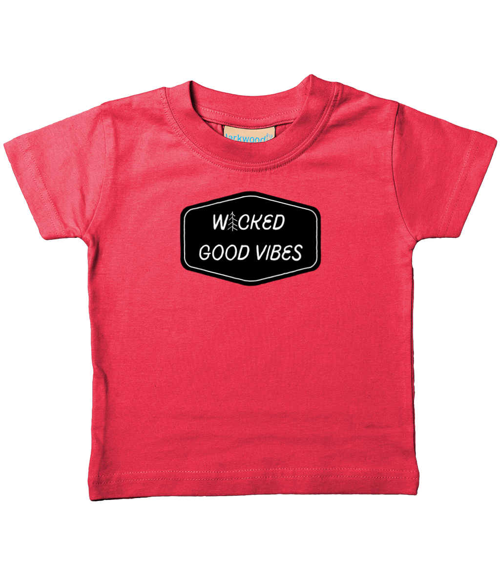 wicked good vibes wicked good vibes front & back infant Tee