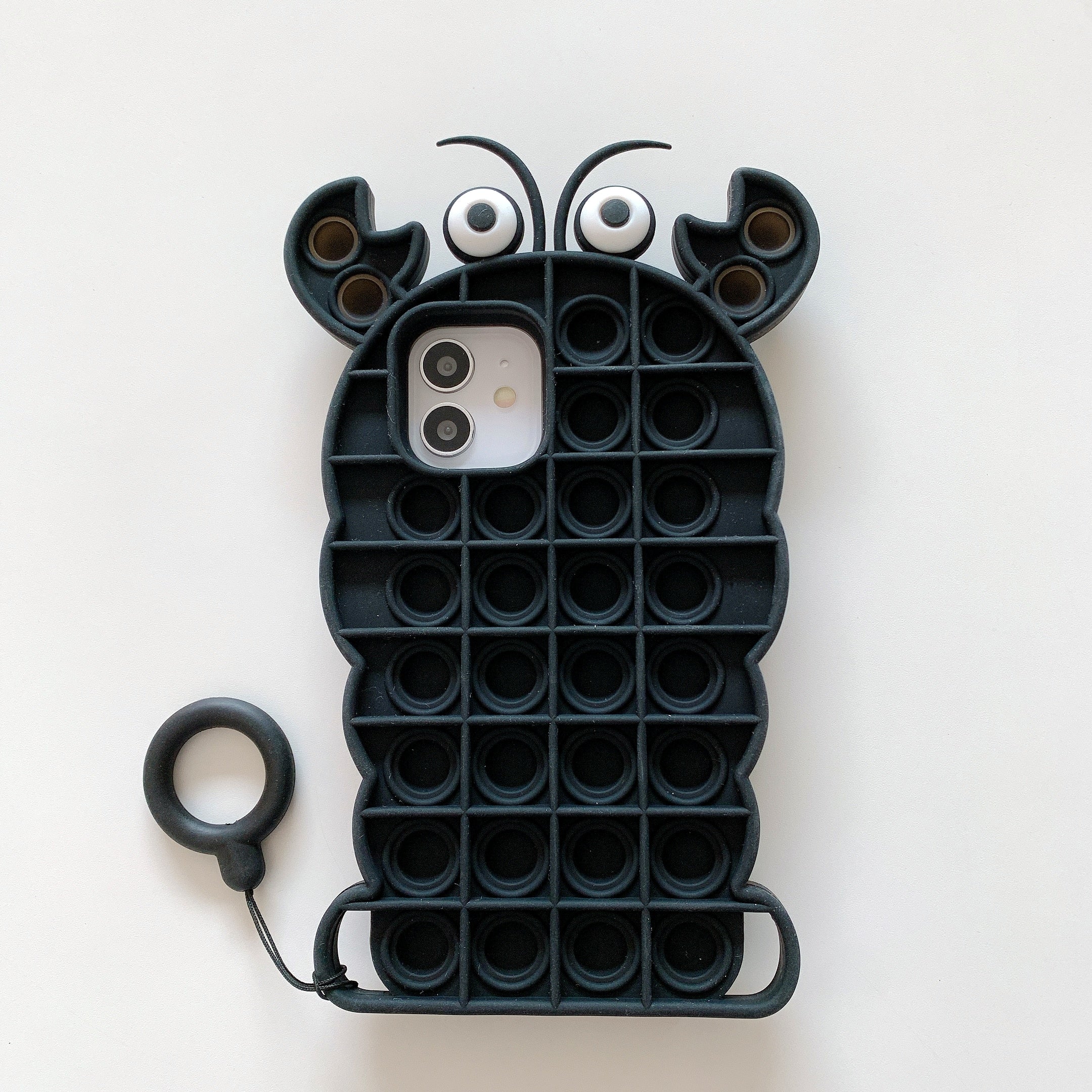 Fidget Pop it iPhone Case with multiple variants! Lobster, Crab, Cactus and many Colors!