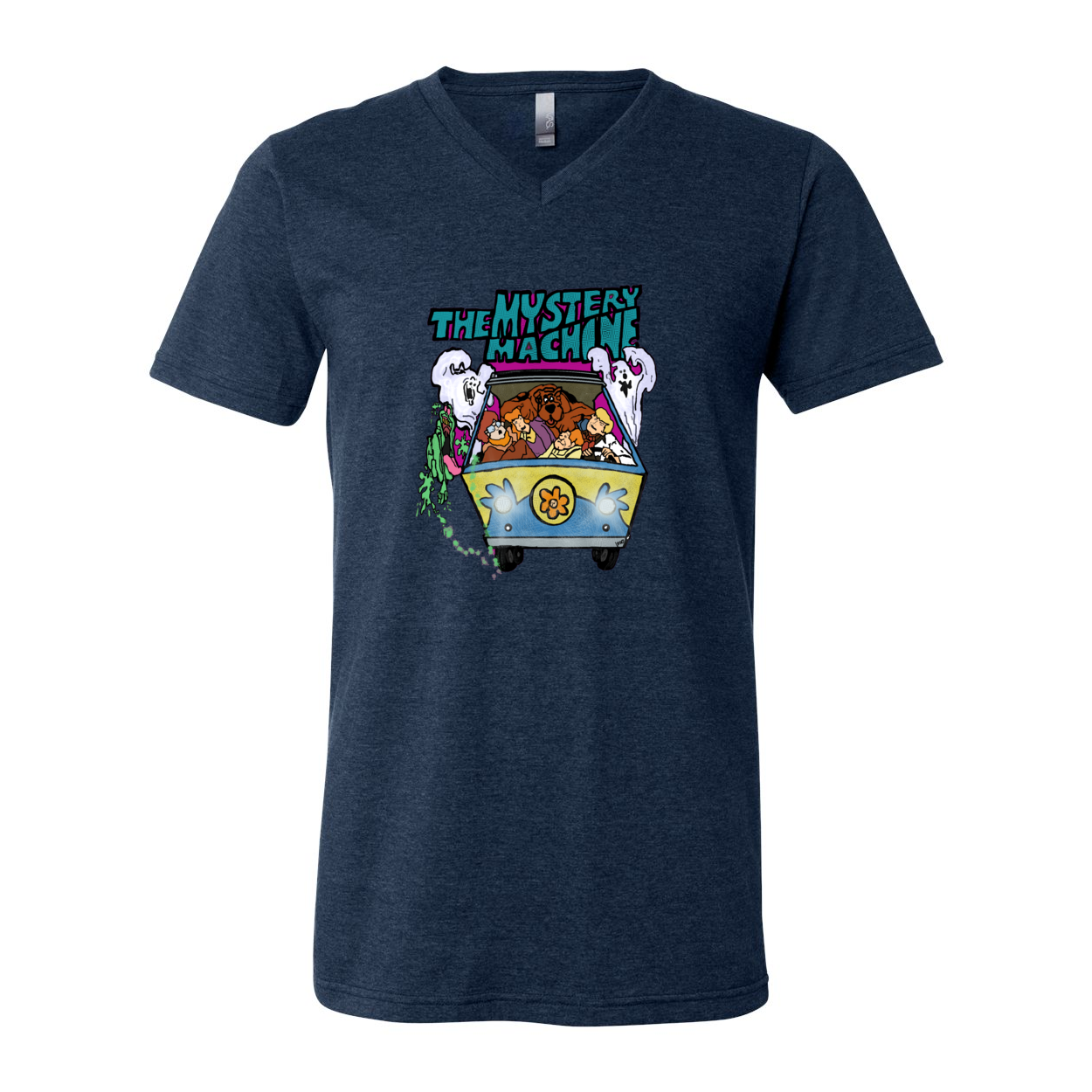 Scooby Doo and Slimer Too Hand Drawn Design