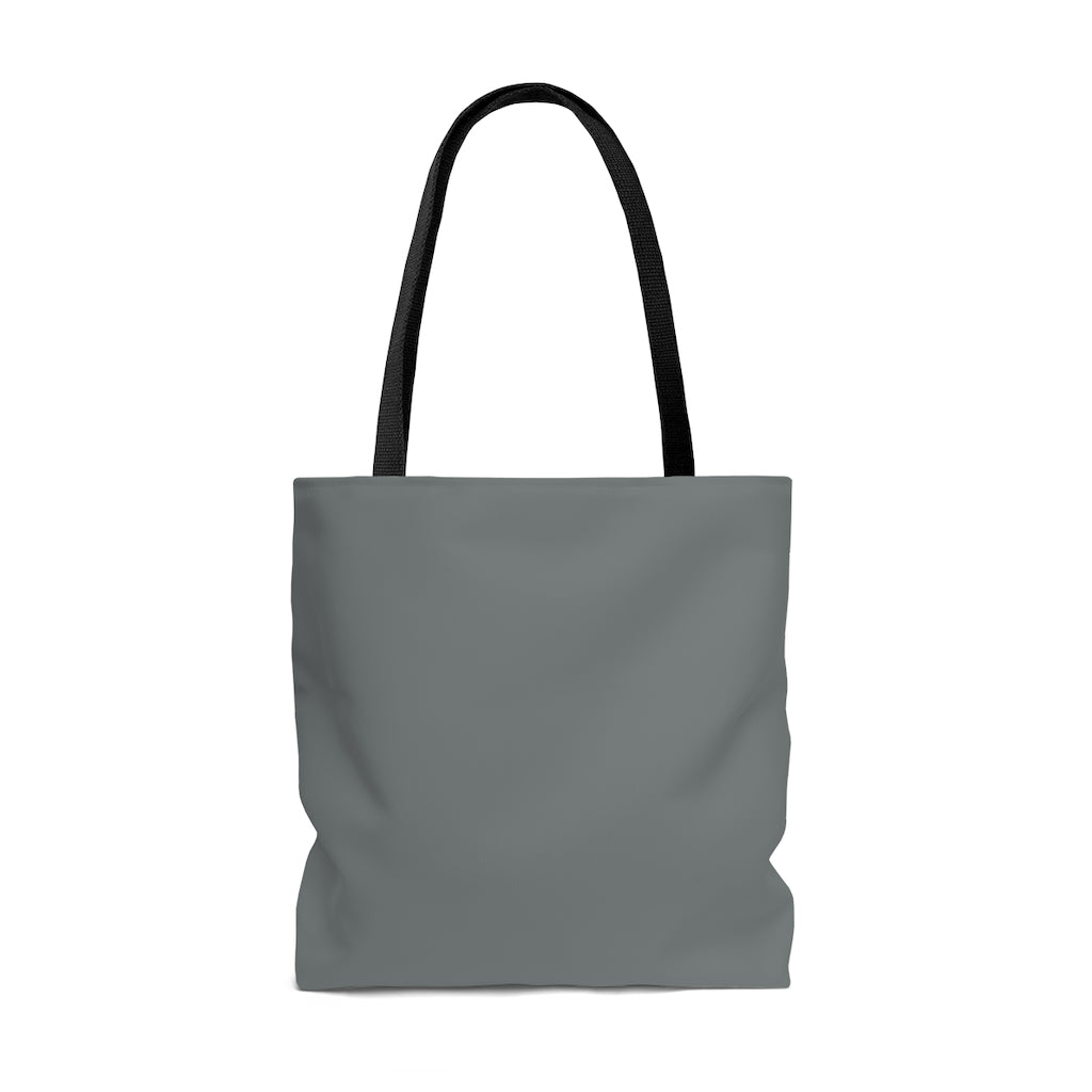 MAINE MADE, LOCALLY GROWN TOTE BAG IN GRAY