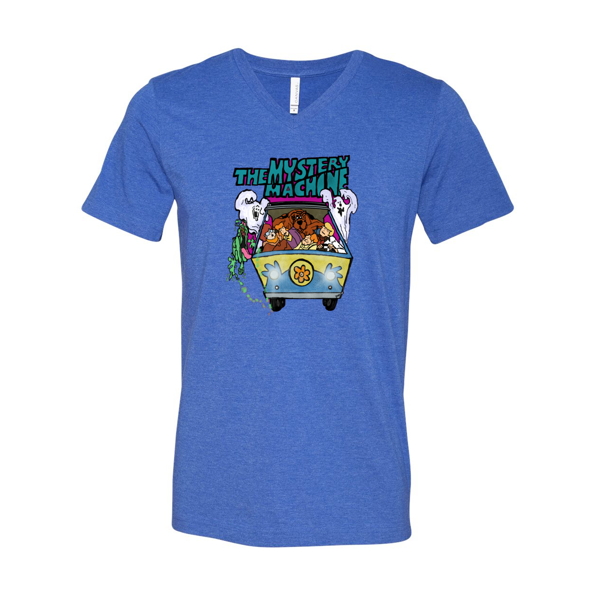 Scooby Doo and Slimer Too Hand Drawn Design