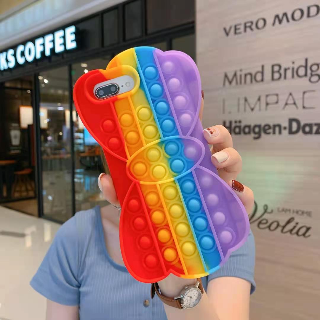 Fidget Pop it iPhone Case with multiple variants! Lobster, Crab, Cactus and many Colors!