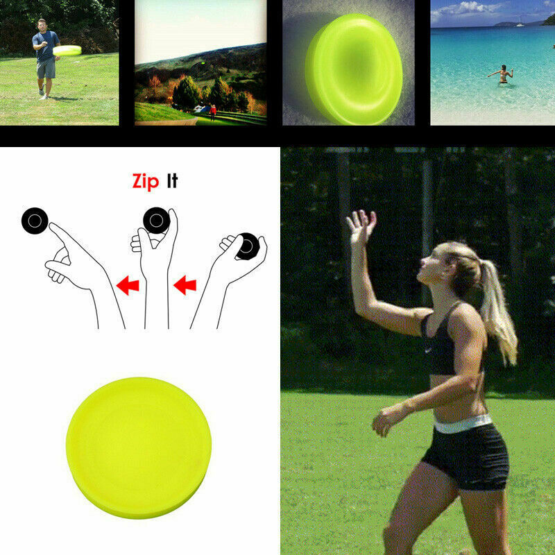 Mini Flexible Spinning Frisbee Disk Catching Game for Kids & Adults. Unique gift, yard game, toy!