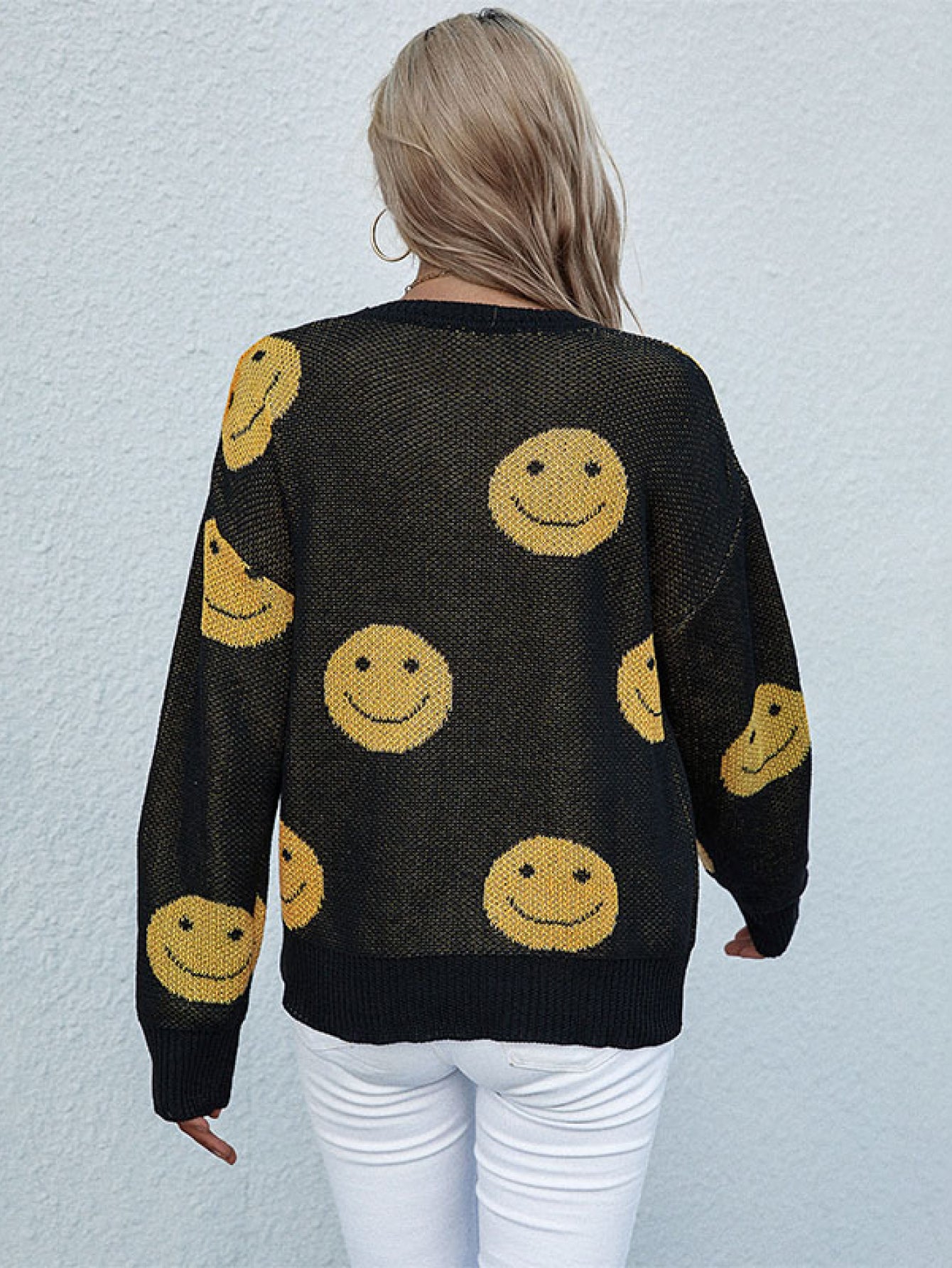 Ladies Trendy Smile Sweater