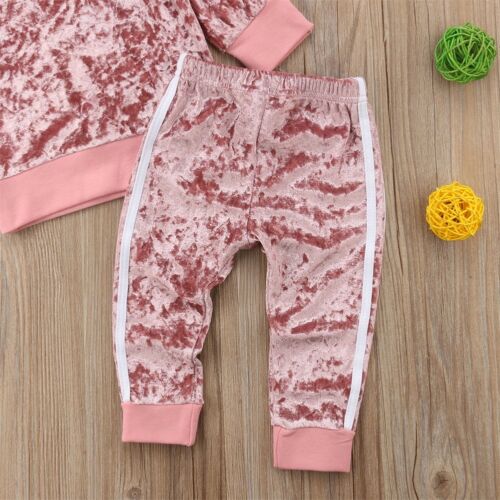 SOLID VELVET TODDLER/YOUTH CLOTHING SET