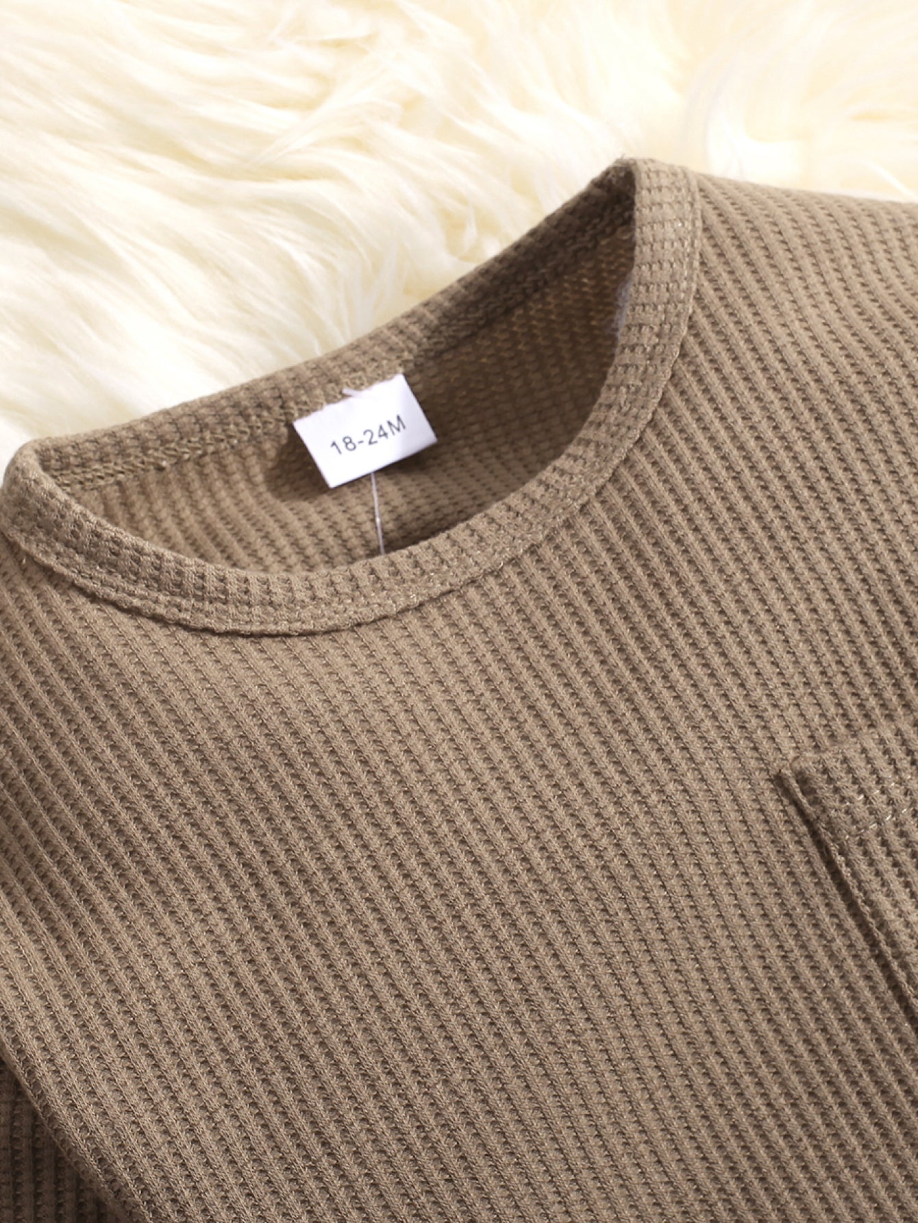 Kids Pocketed Top and Elastic Waist Pants Set