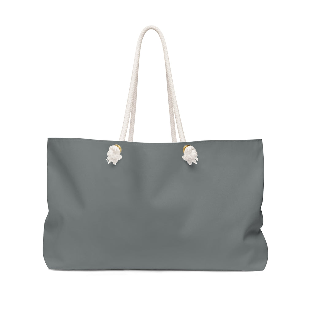 MAINE MADE LOCALLY GROWN WEEKENDER BAG IN GRAY