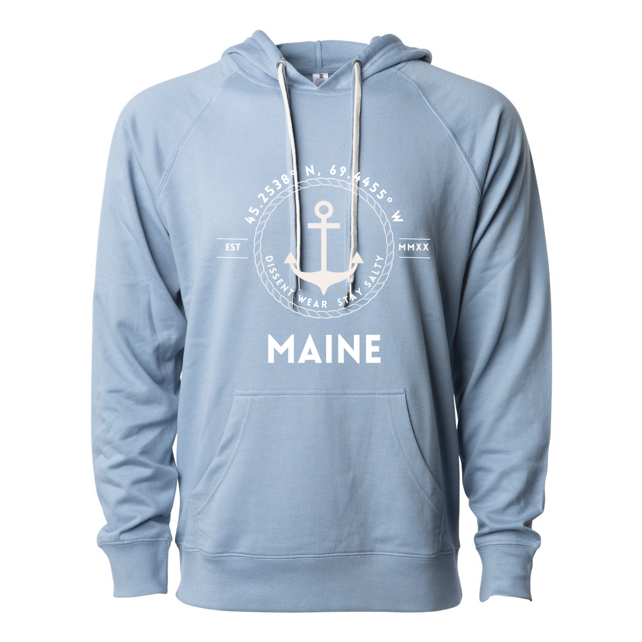 MAINE SALTY Lightweight Terry Hoodie