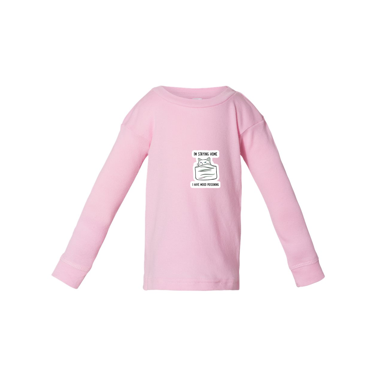 Mood Poisoning Infant Long Sleeve Baby Rib LoungeTop