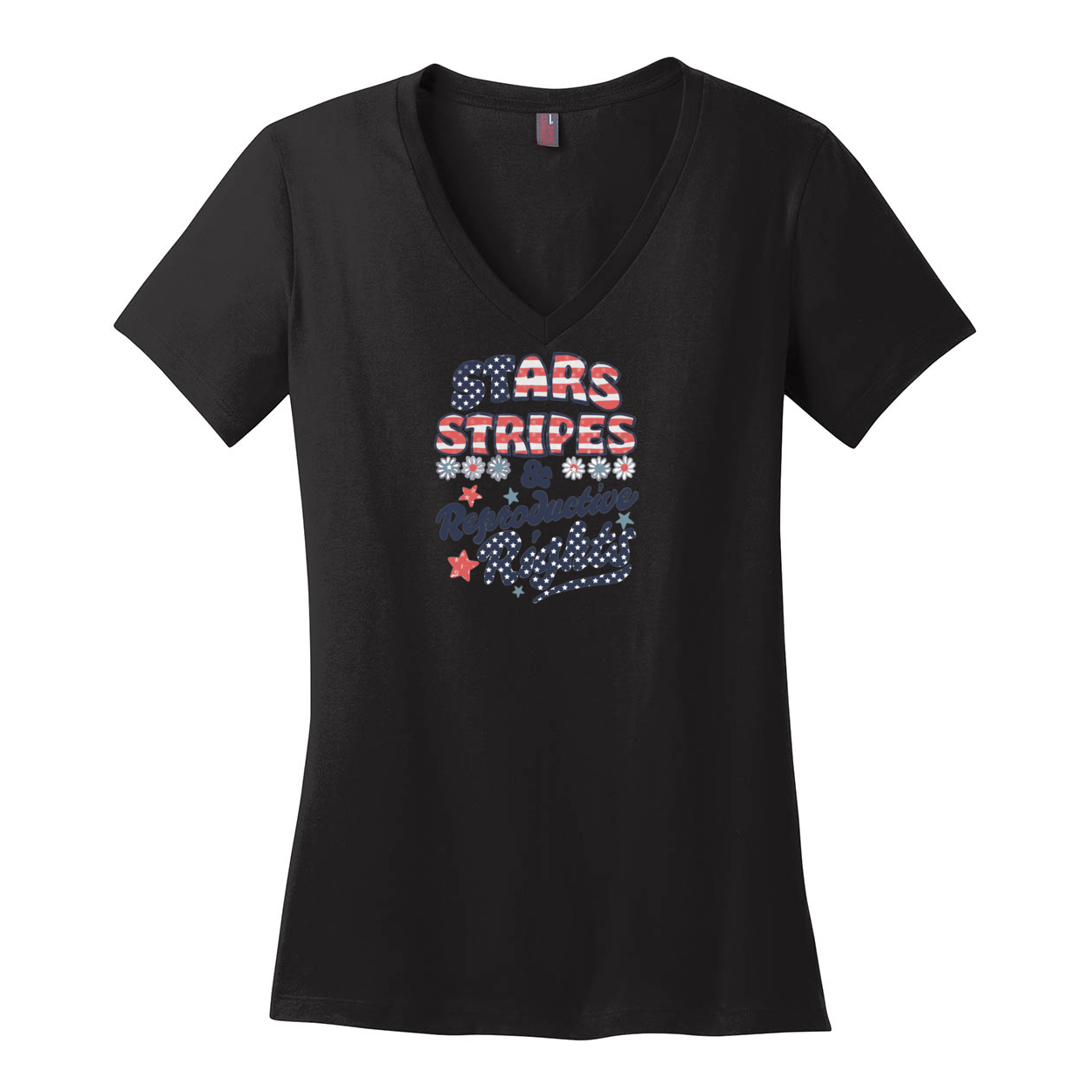 HandDrawn Stars Stripes & Reproductive Rights