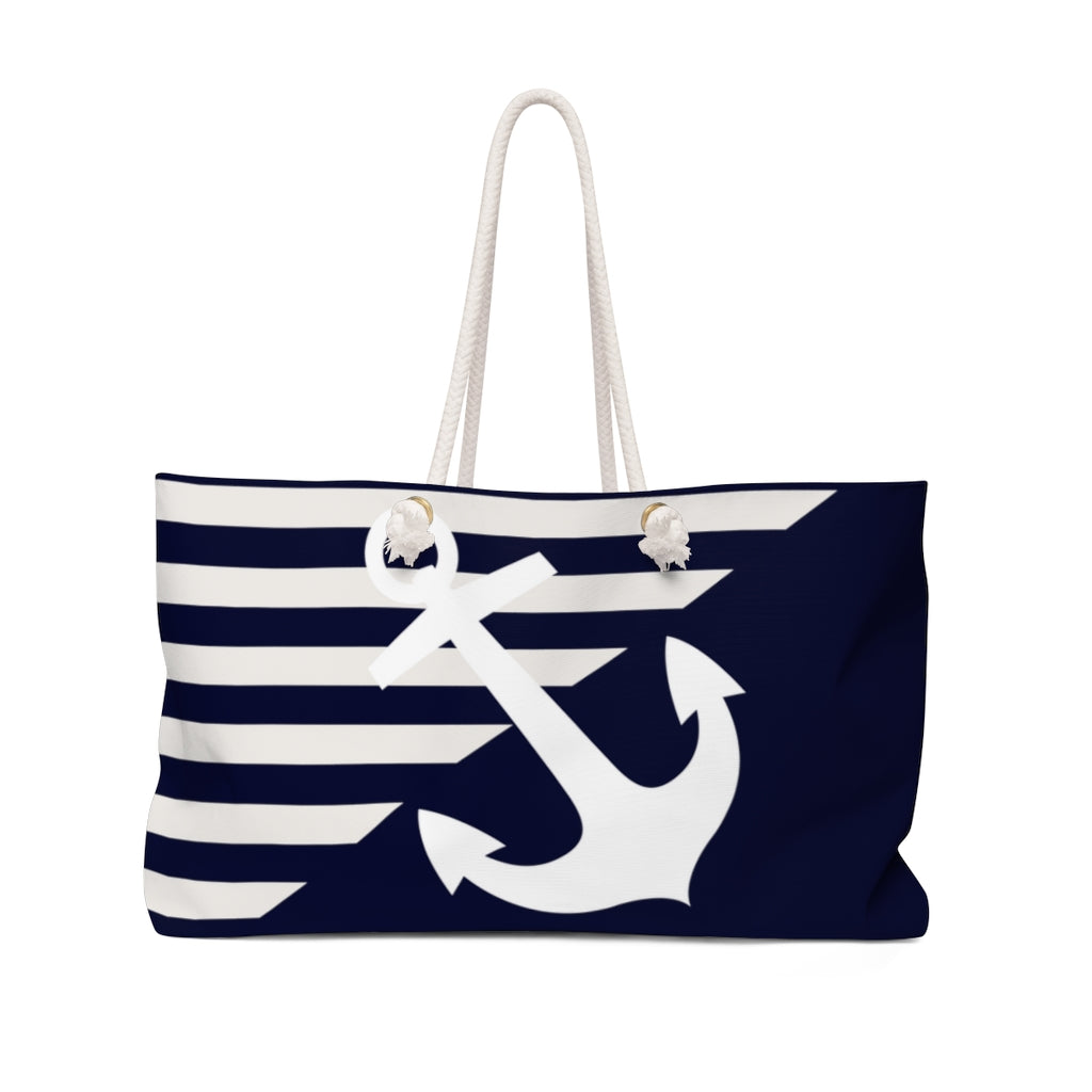 Nautical Anchor Weekender Bag