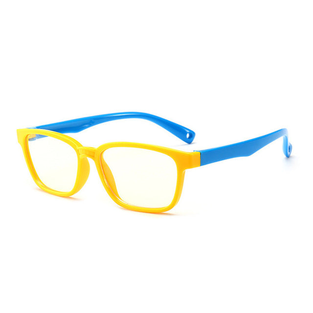 SOFT FRAME ANTI BLUE LIGHT SILICONE GLASSES FOR CHILDREN