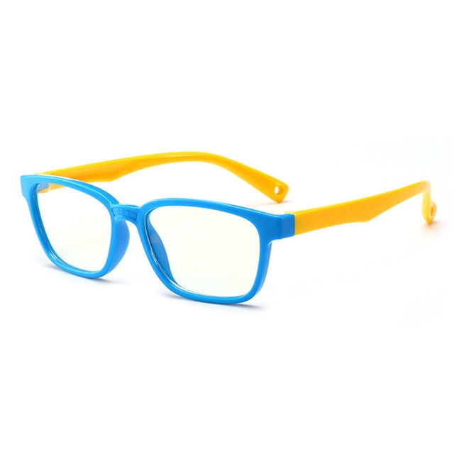 SOFT FRAME ANTI BLUE LIGHT SILICONE GLASSES FOR CHILDREN
