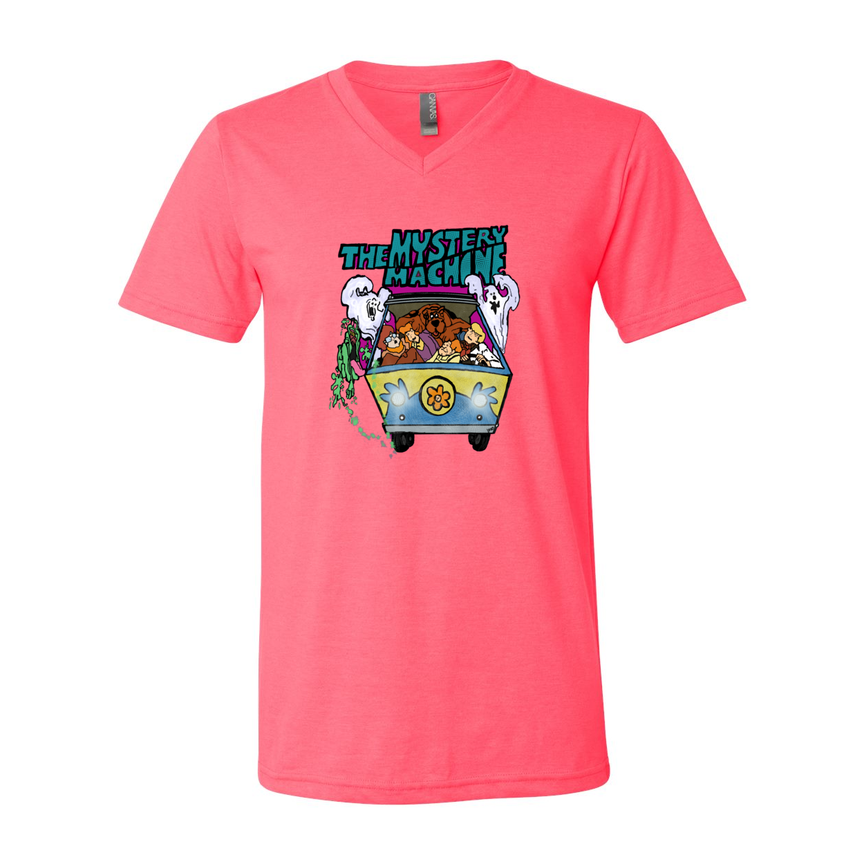 Scooby Doo and Slimer Too Hand Drawn Design