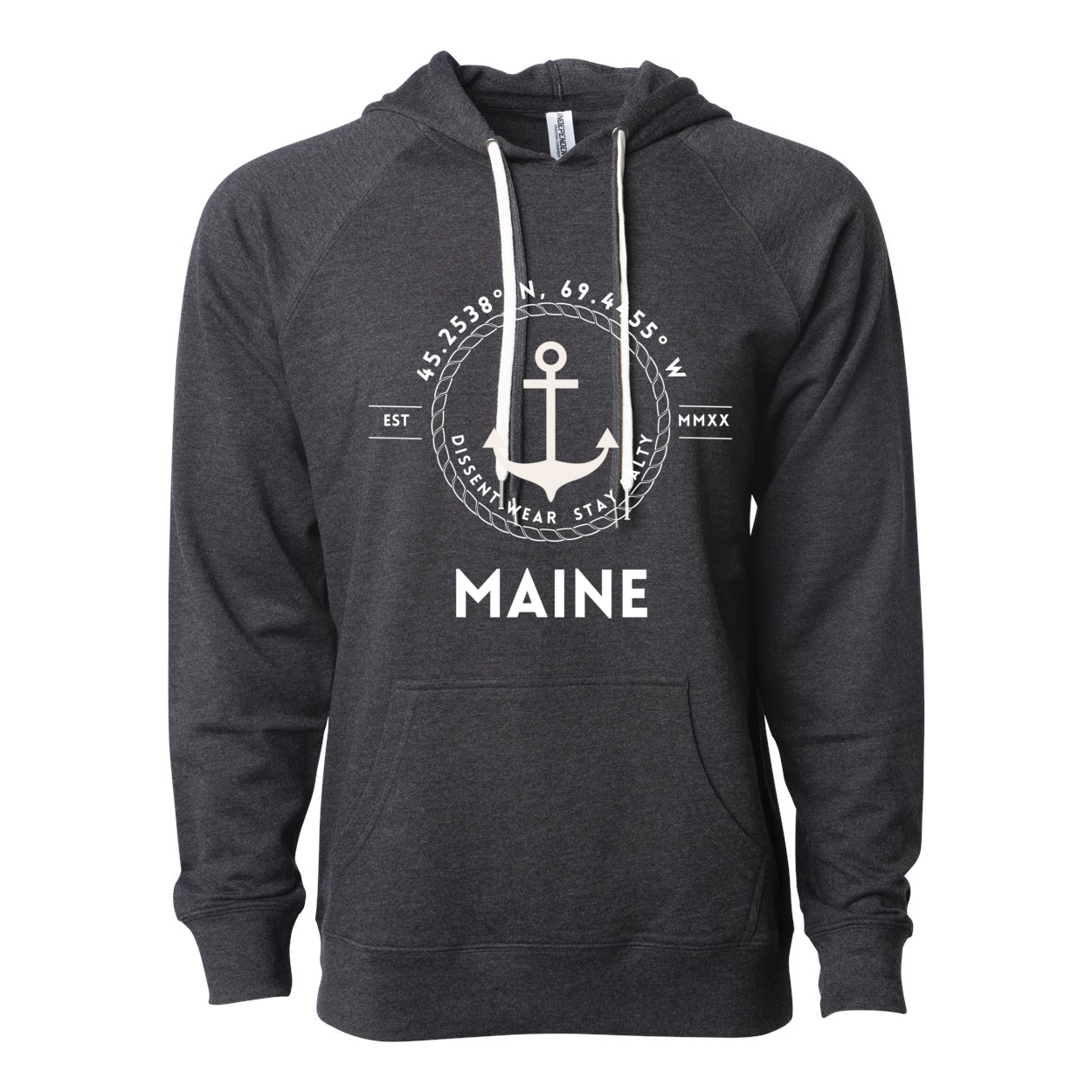 MAINE SALTY Lightweight Terry Hoodie