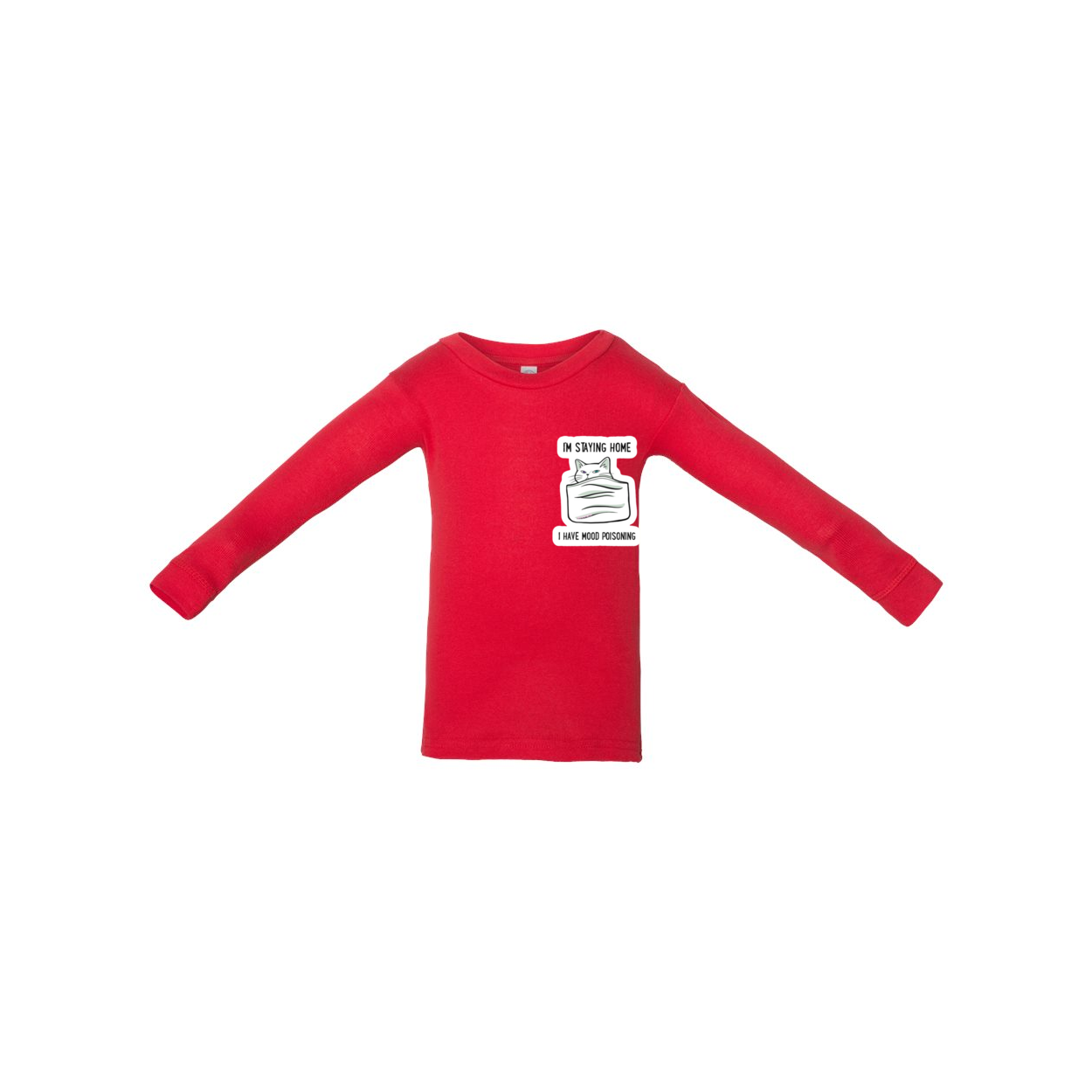 Mood Poisoning Infant Long Sleeve Baby Rib LoungeTop