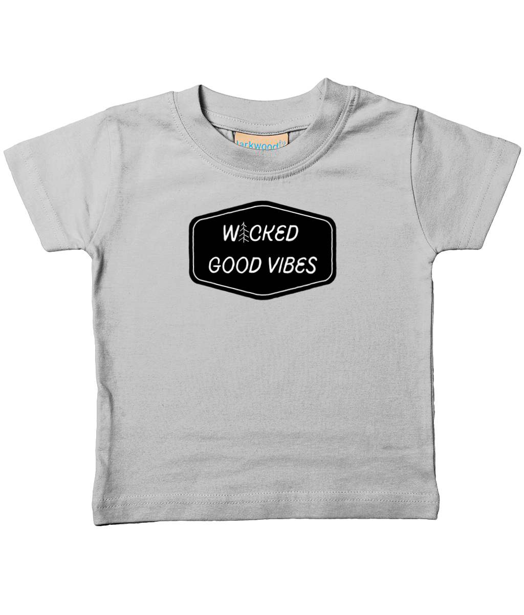 wicked good vibes wicked good vibes front & back infant Tee