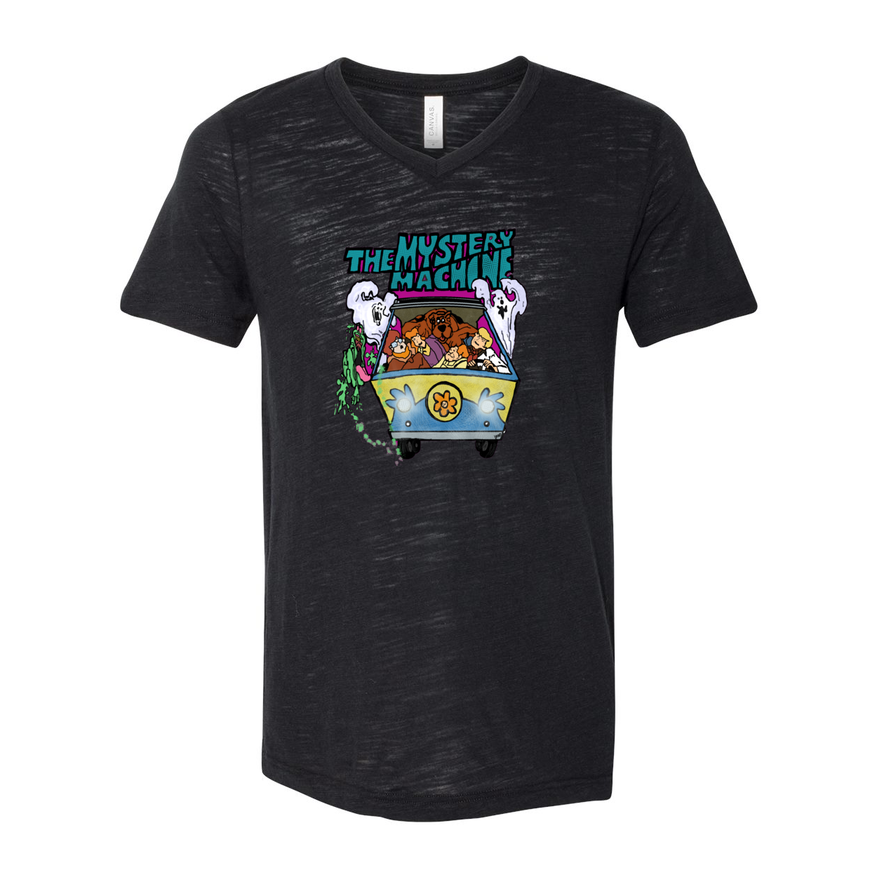 Scooby Doo and Slimer Too Hand Drawn Design