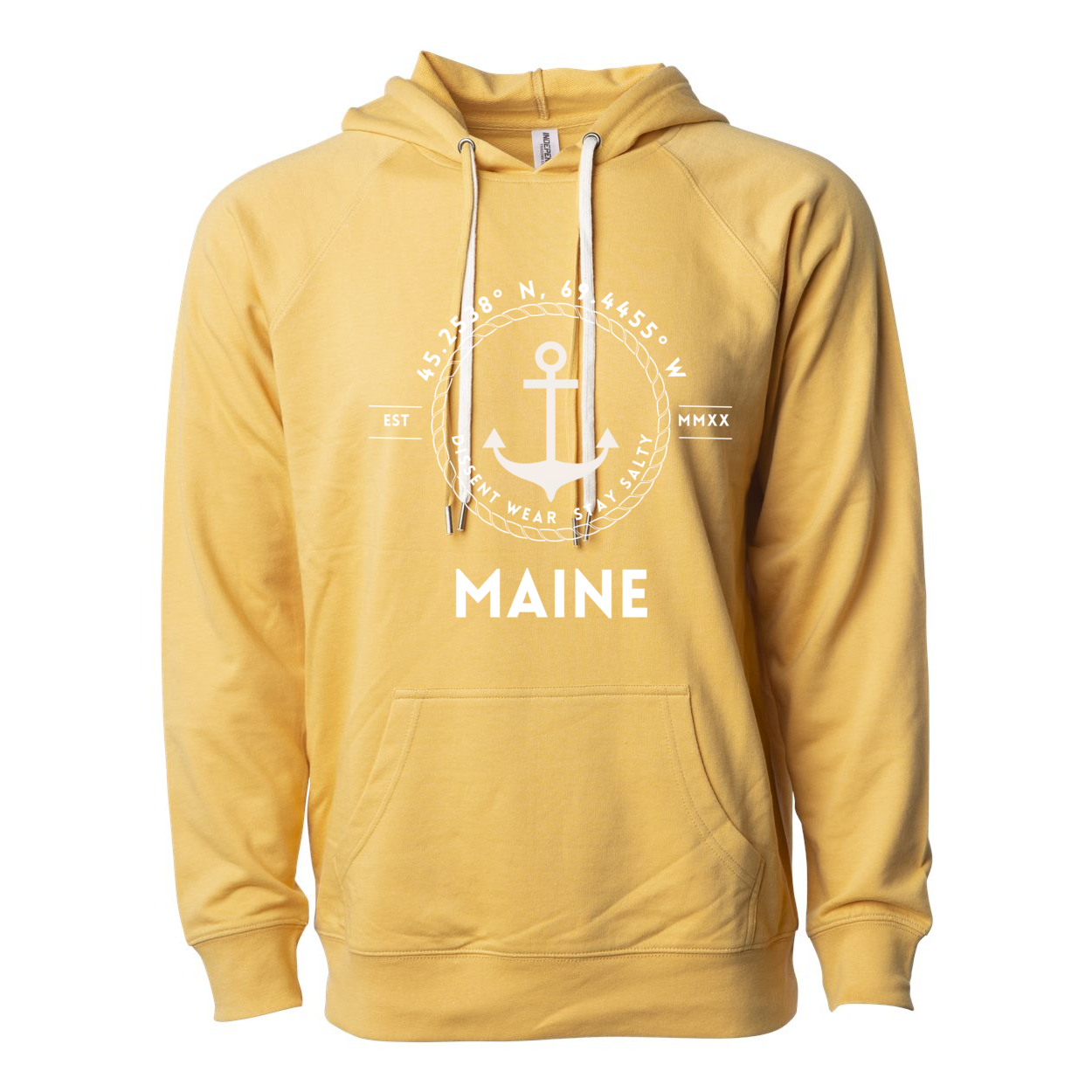 MAINE SALTY Lightweight Terry Hoodie