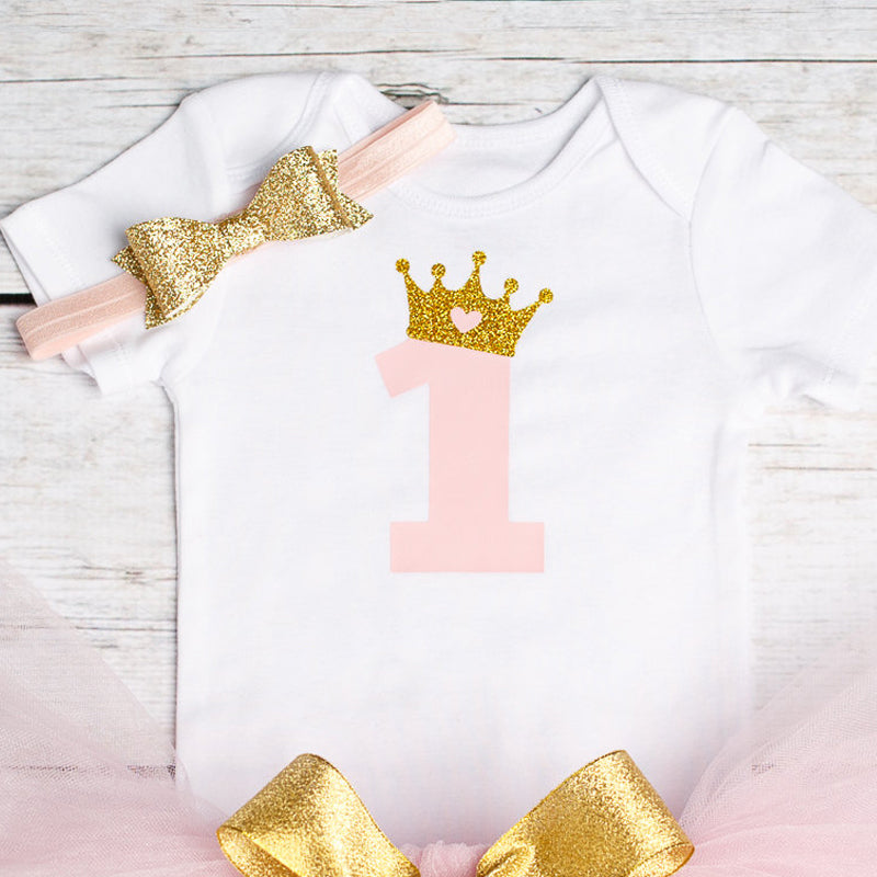 FIRST BIRTHDAY TRENDY TUTU BABY / TODDLER DRESS! FANCY FIRST BIRTHDAY OUTFIT 1st Birthday