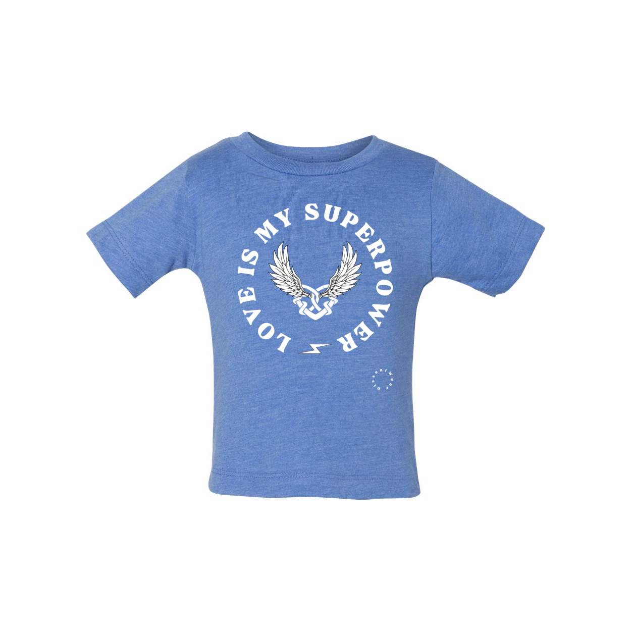 Love is My Superpower Baby Short Sleeve Tee