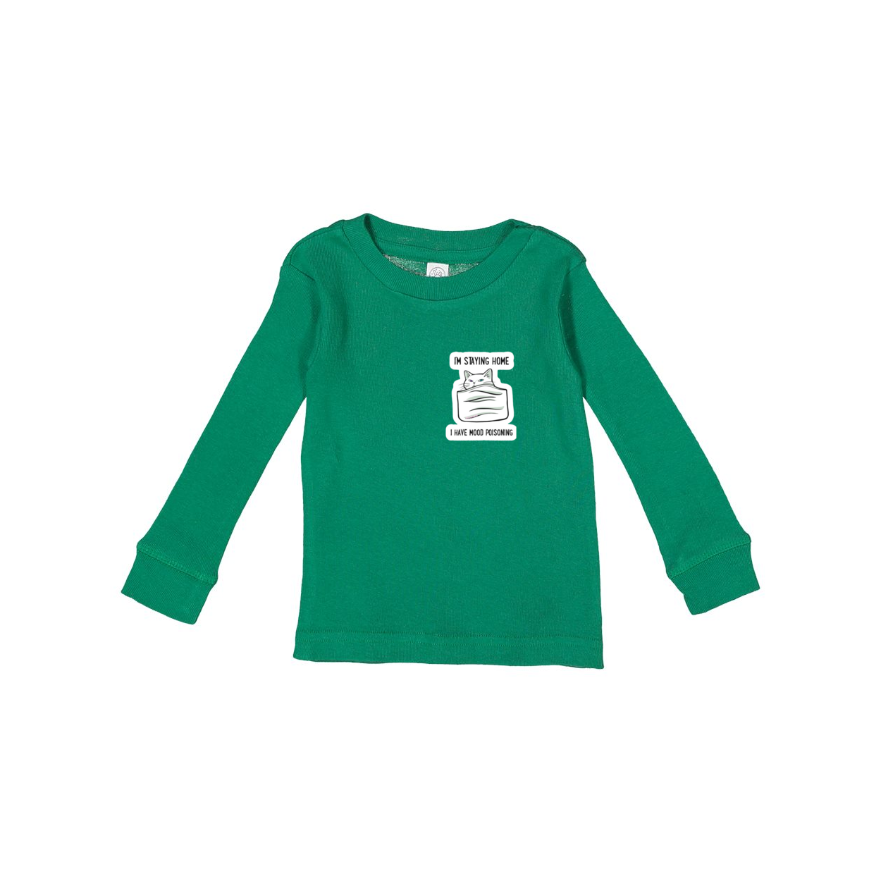 Mood Poisoning Infant Long Sleeve Baby Rib LoungeTop