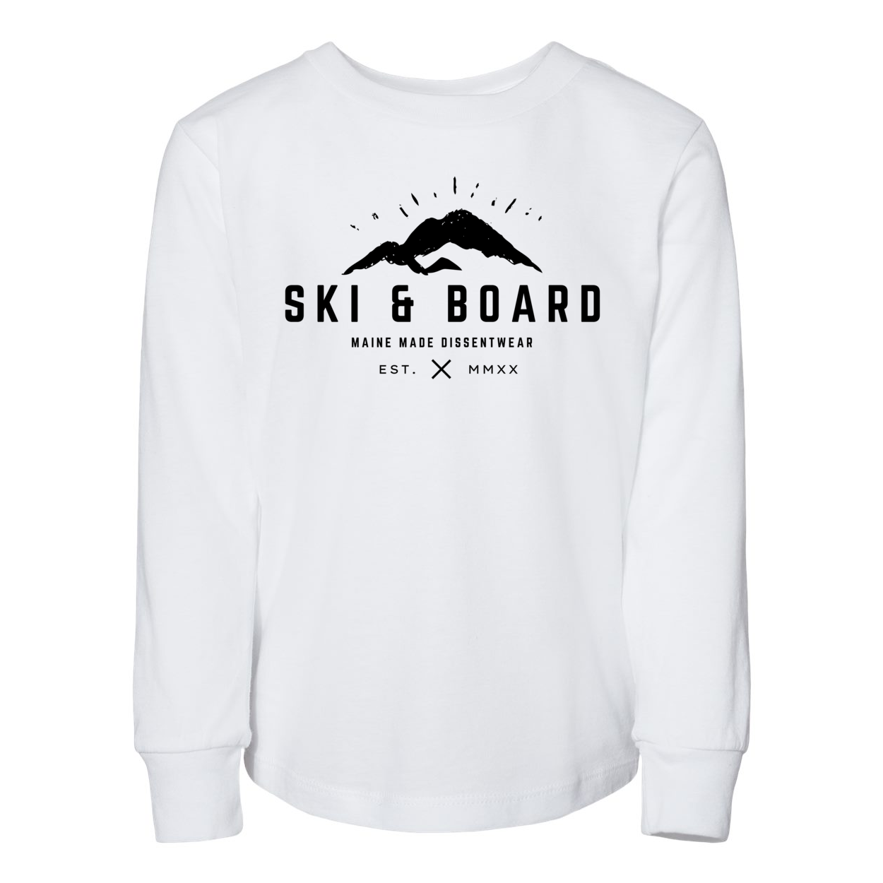SKI & BOARD LONG SLEEVE TODDLER TEE