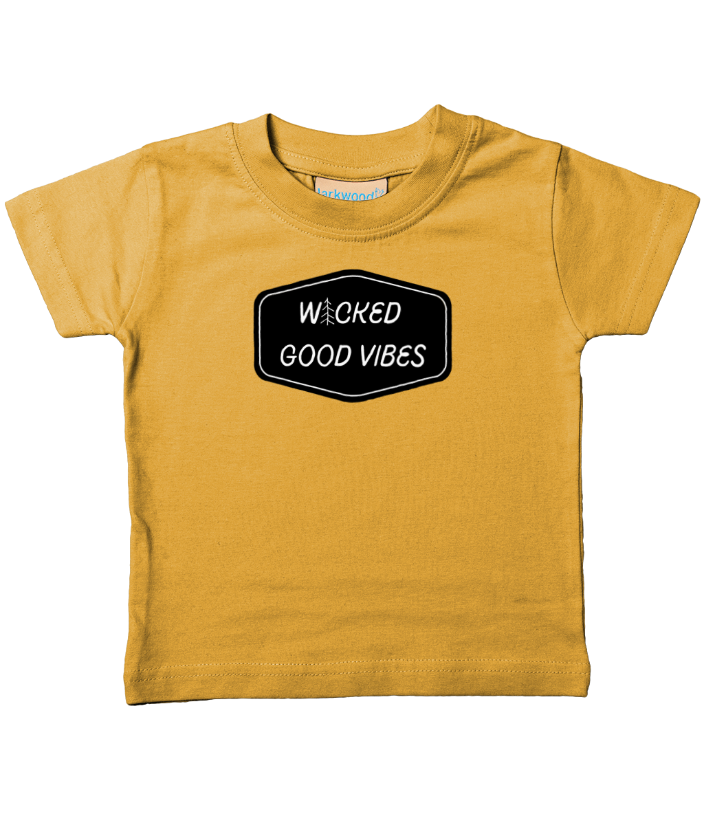wicked good vibes wicked good vibes front & back infant Tee