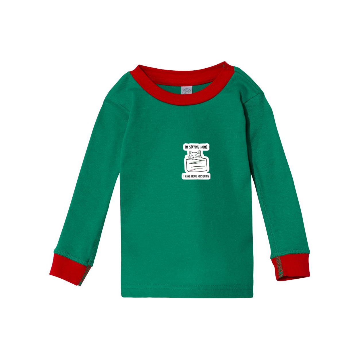 Mood Poisoning Infant Long Sleeve Baby Rib LoungeTop