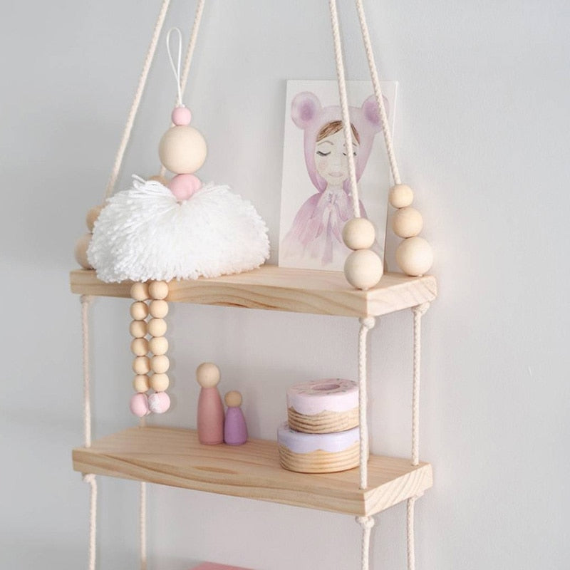 Minimalist Wooden Ballet Dancer Nursery / Kids Bedroom Decor