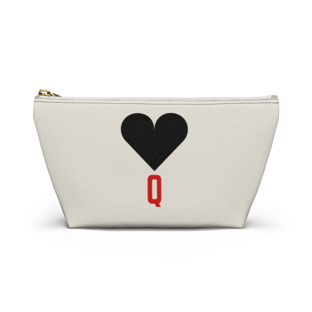 Queen of Hearts Accessory Pouch w T-bottom