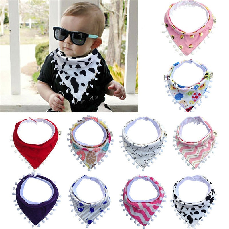 INFANT BABY BIBS-  TRENDY AND FUN