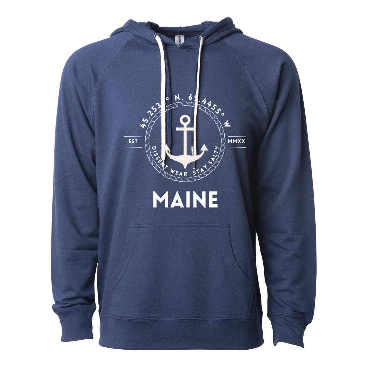 MAINE SALTY Lightweight Terry Hoodie