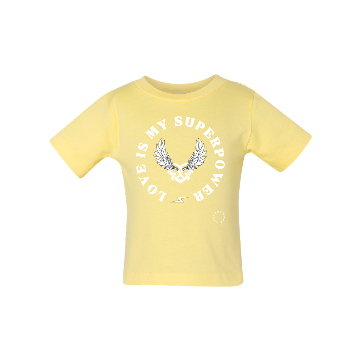 Love is My Superpower Baby Short Sleeve Tee