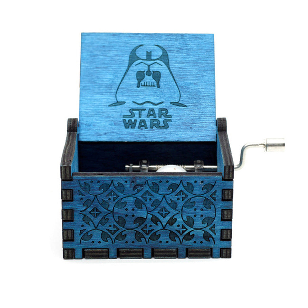 Wooden Music Box Featuring: Star Wars, Harry Potter or Game of Thrones