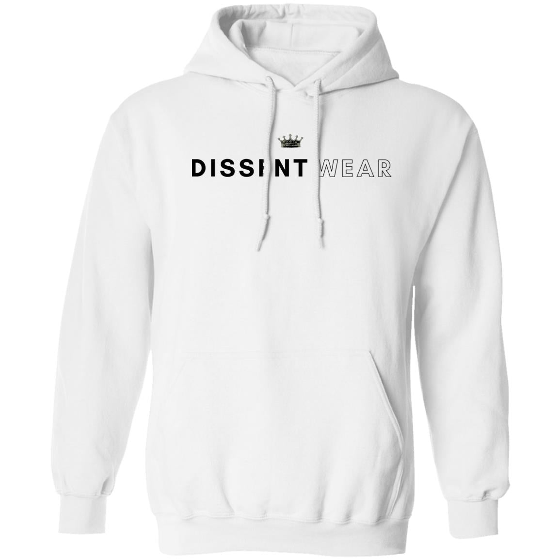 DISSENT WEAR LOGO HOODIE BLACK OR WHITE OPTION