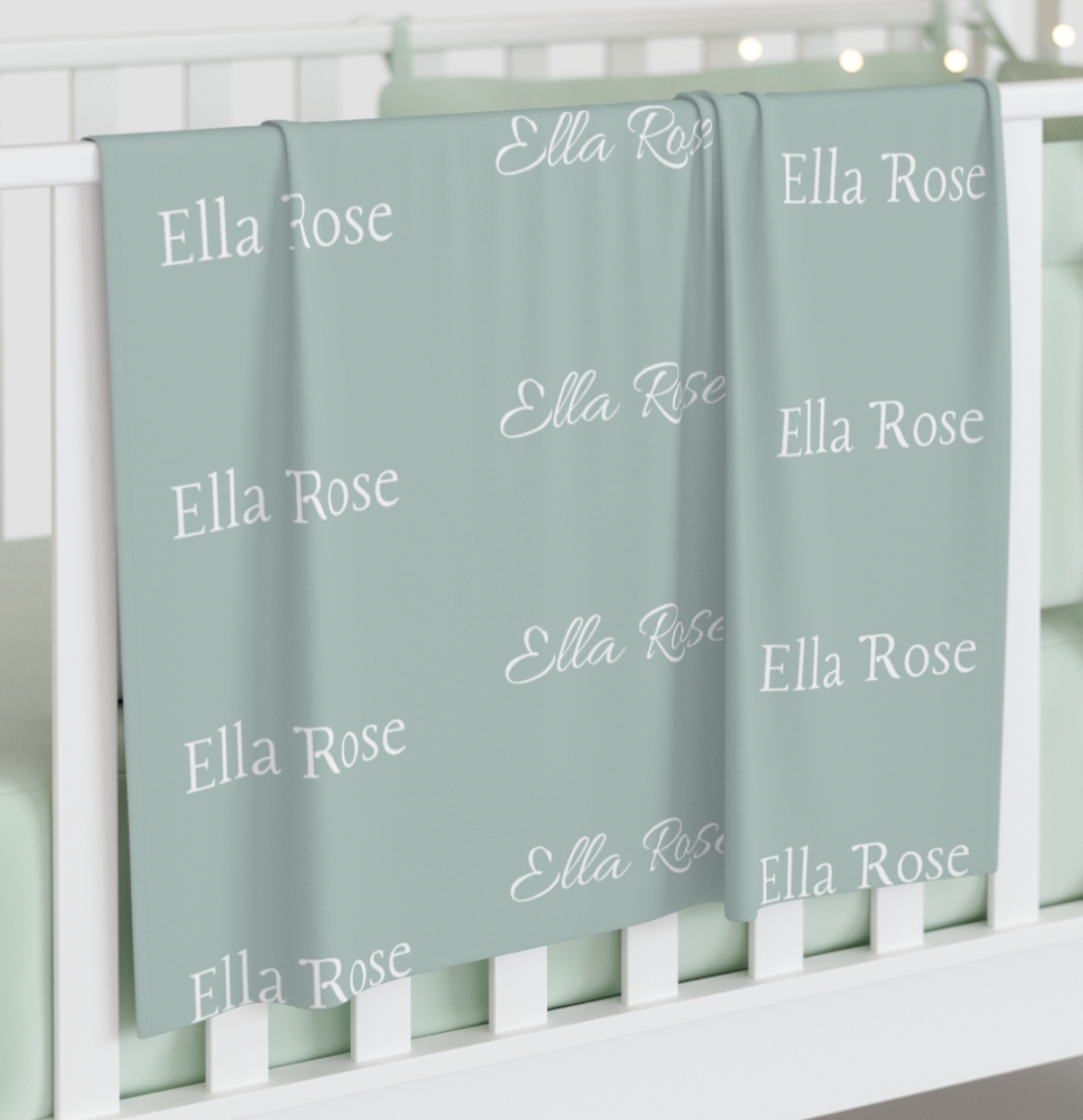 PERSONALIZED BABY SWADDLE