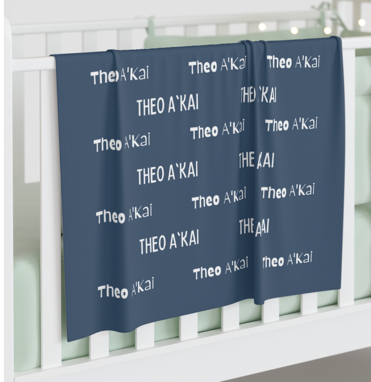 PERSONALIZED BABY SWADDLE