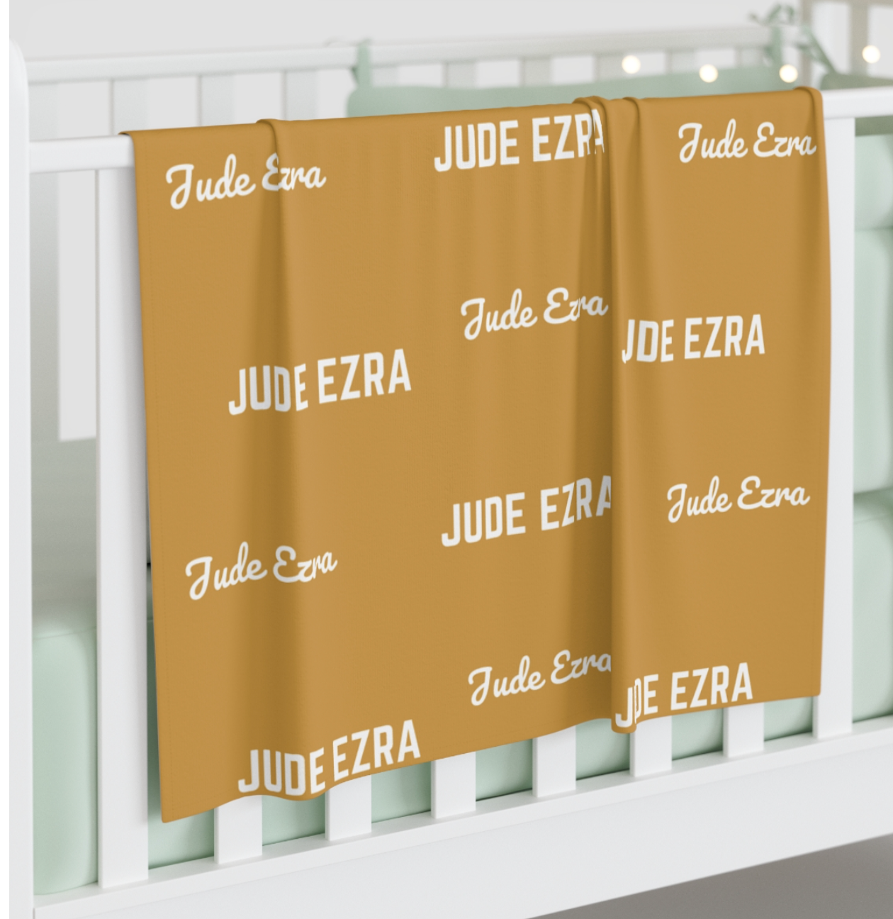 PERSONALIZED BABY SWADDLE
