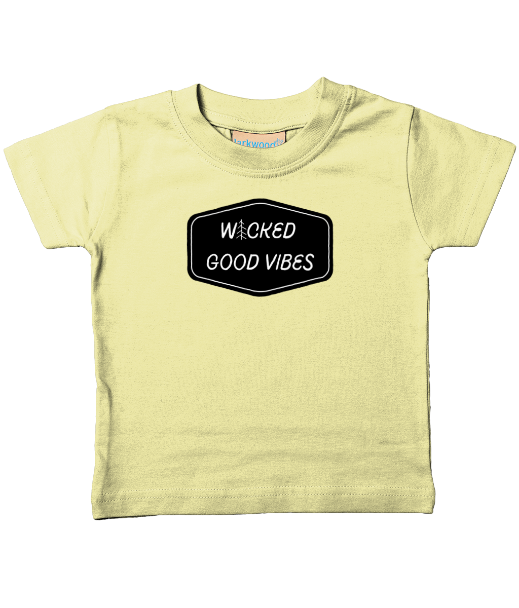 wicked good vibes wicked good vibes front & back infant Tee