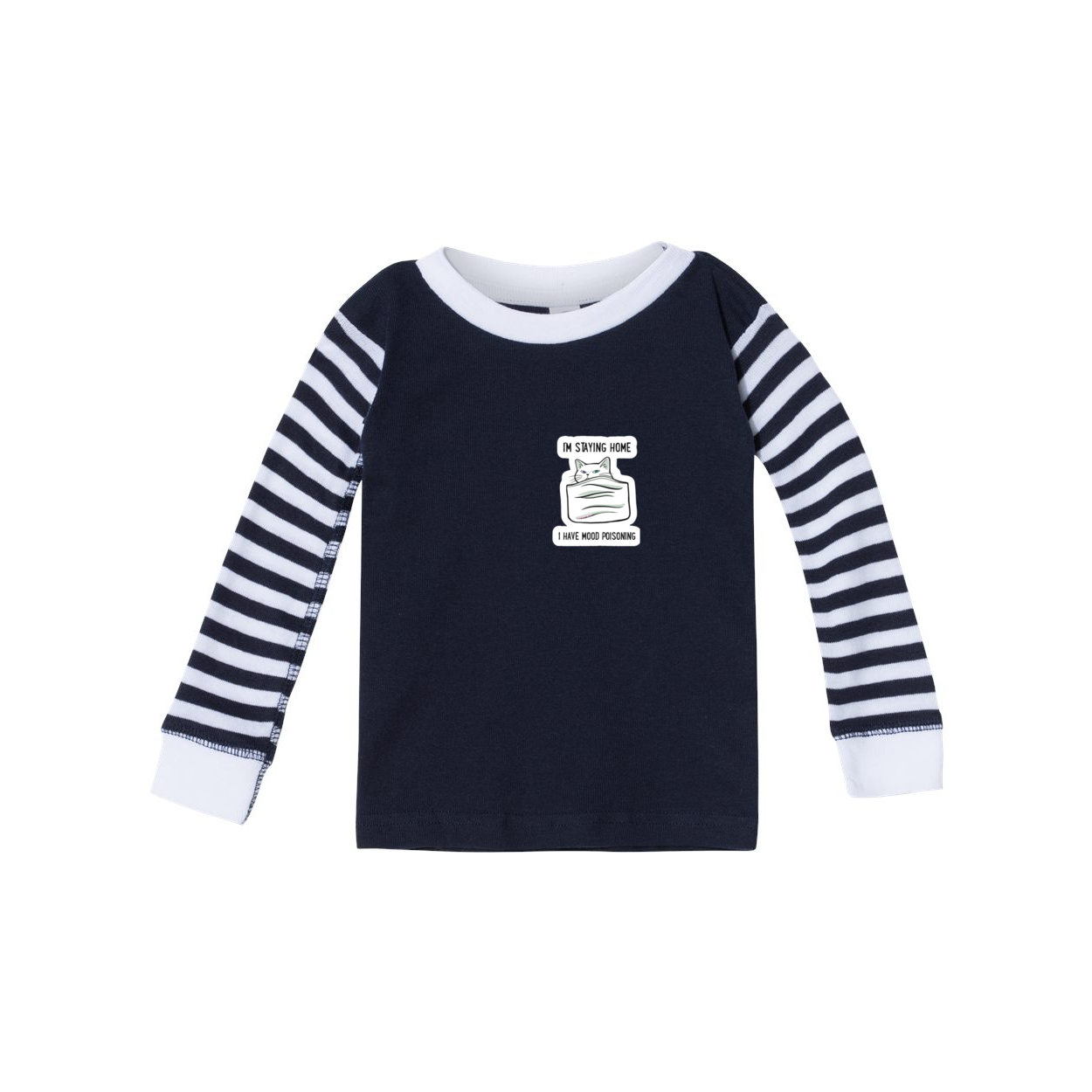 Mood Poisoning Infant Long Sleeve Baby Rib LoungeTop