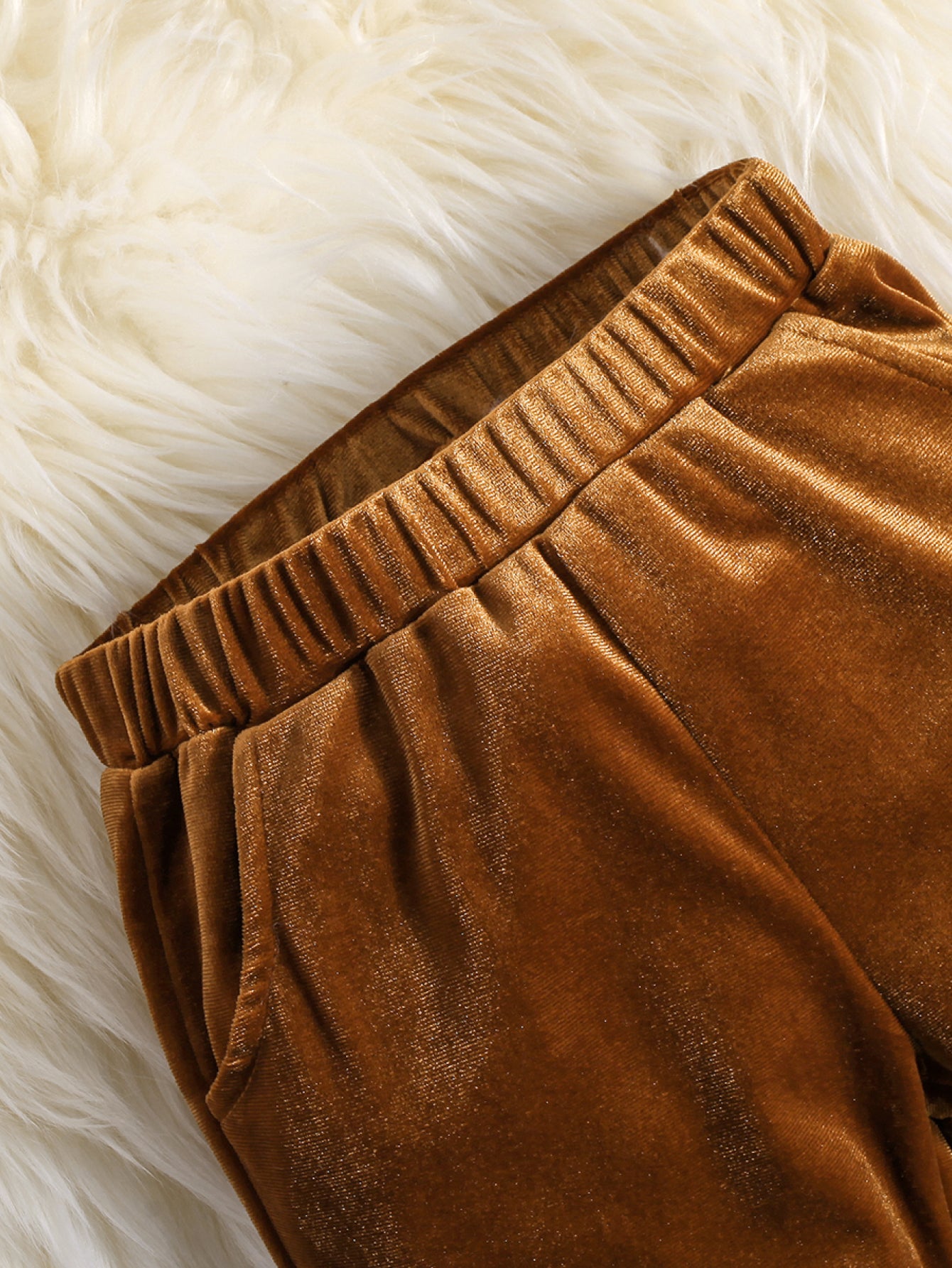 Toddler / Youth Pocketed Velour Hoodie and Pants Set