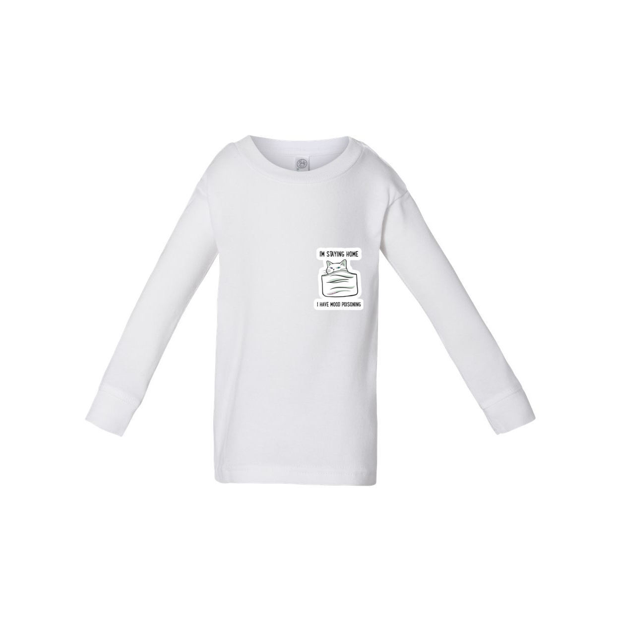 Mood Poisoning Infant Long Sleeve Baby Rib LoungeTop