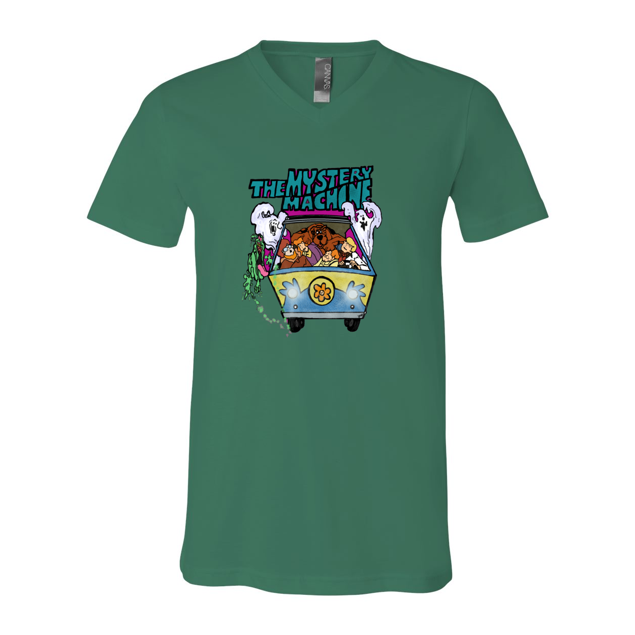 Scooby Doo and Slimer Too Hand Drawn Design
