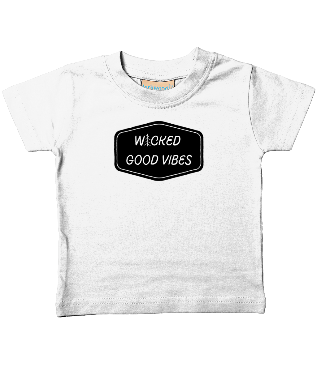 wicked good vibes wicked good vibes front & back infant Tee