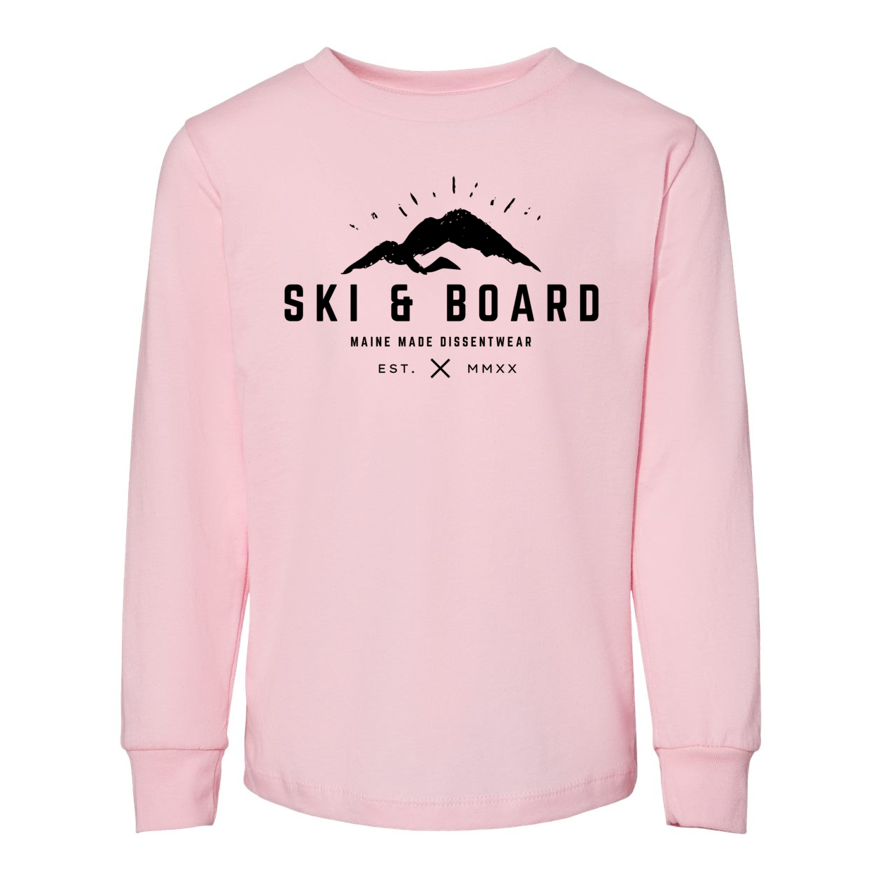 SKI & BOARD LONG SLEEVE TODDLER TEE