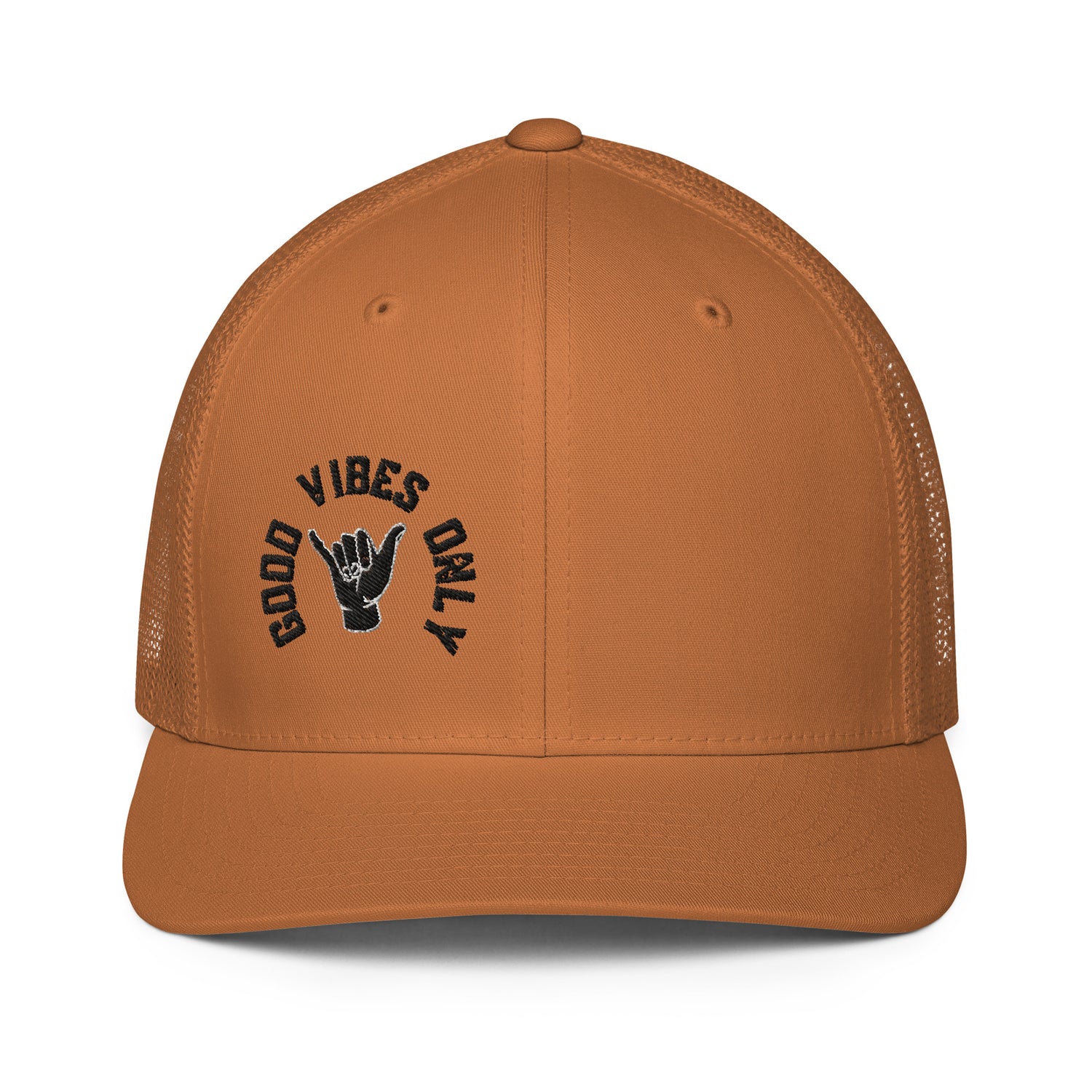 GOOD VIBES ONLY Trendy Closed-back trucker cap