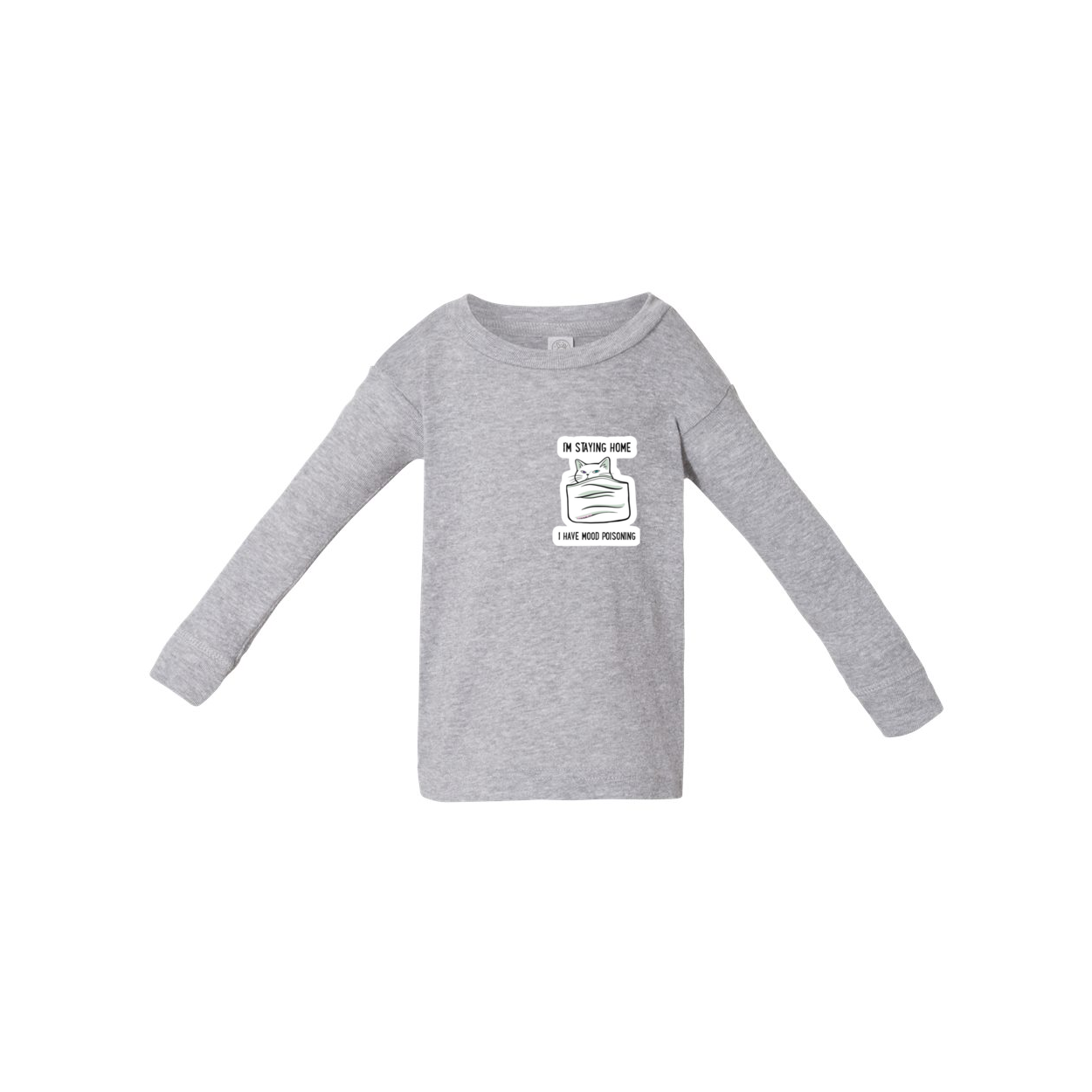 Mood Poisoning Infant Long Sleeve Baby Rib LoungeTop
