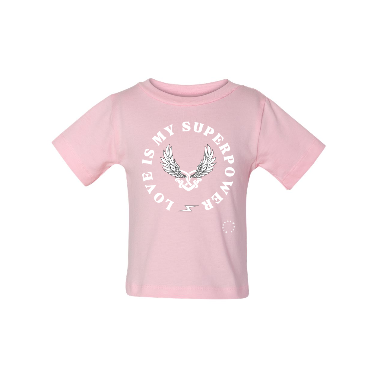 Love is My Superpower Baby Short Sleeve Tee